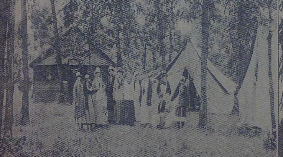 women at lake calhoun summer camp, ywca, swha